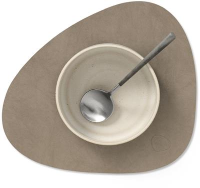 [54453] Placemat Curve S 24.0x28.0cm nupo nomad grey