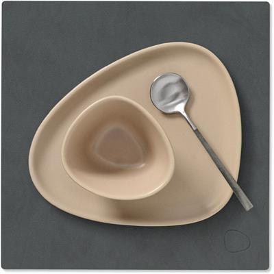 [54464] Placemat Square S 28.0x28.0cm nupo anthracite