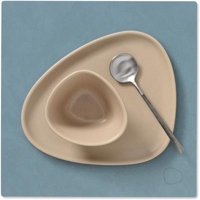 [54475] Placemat Square S 28.0x28.0cm nupo light blue
