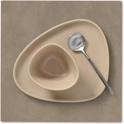 [54480] Placemat Square S 28.0x28.0cm nupo nomad grey