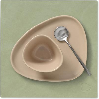 [54481] Placemat Square S 28.0x28.0cm nupo olive green