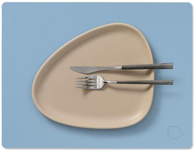 [54498] Placemat Square M 26.5x34.5cm nupo cool blue