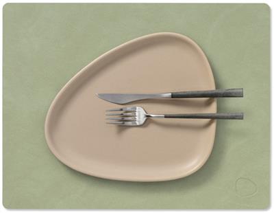 [54508] Placemat Square M 26.5x34.5cm nupo olive green