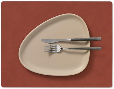 [54515] Placemat Square M 26.5x34.5cm nupo sienna