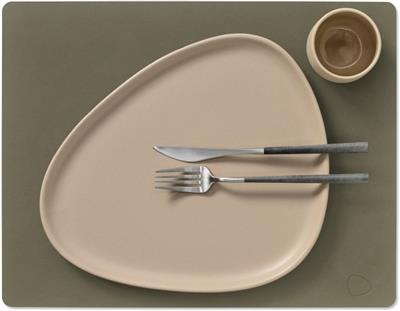 [54519] Placemat Square L 35.0x45.0cm nupo army green