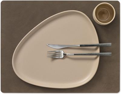 [54523] Placemat Square L 35.0x45.0cm nupo caviar