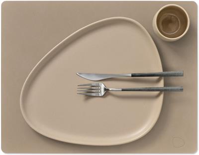 [54524] Placemat Square L 35.0x45.0cm nupo clay brown