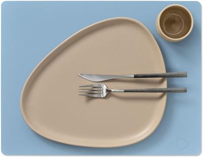 [54525] Placemat Square L 35.0x45.0cm nupo cool blue