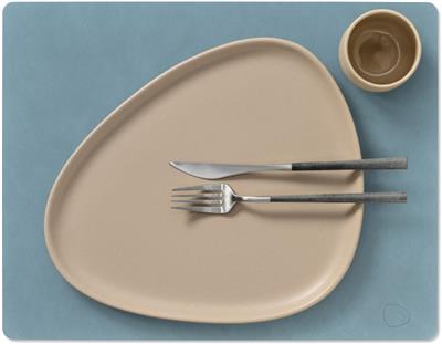 [54529] Placemat Square L 35.0x45.0cm nupo light blue