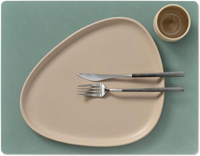 [54537] Placemat Square L 35.0x45.0cm nupo pastel green