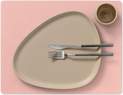 [54540] Placemat Square L 35.0x45.0cm nupo rose