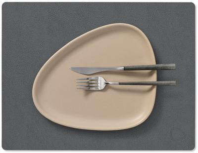 [54546] Placemat Square M 26.5x34.5cm serene anthracite