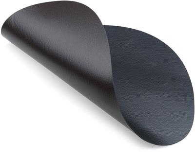 [54557] Placemat Oval S 26.0x33.0cm d/bull black/brown