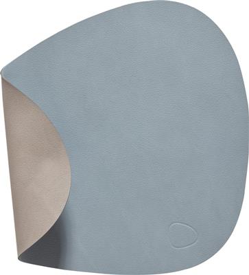 [54561] Placemat Curve L 37.0x44.0cm d/nupo l. blue/grey
