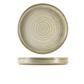 [24501] Bord walled 26.0cm matt grey terra