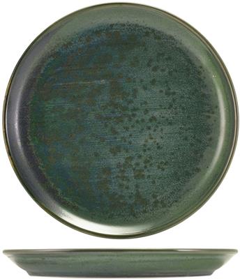 [57205] Bord plat coupe 24.0cm aqua green terra