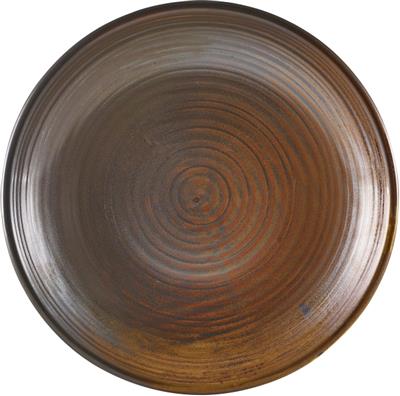 [58157] Bord diep coupe 25.0cm copper Terra
