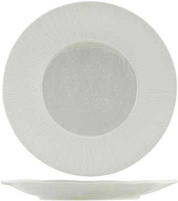 [58550] Bord plat 31.0cm incise lucine