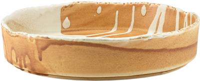 [59061] Bord walled 20.5x(h)4.5cm roko sand terra