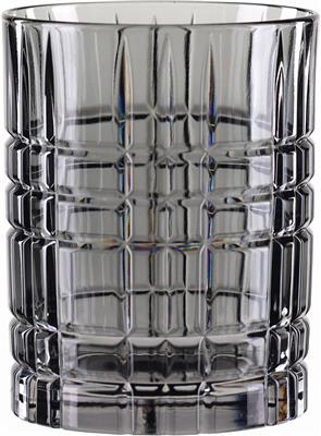 [31390] Tumbler square smoke laag 34.5cl Highland