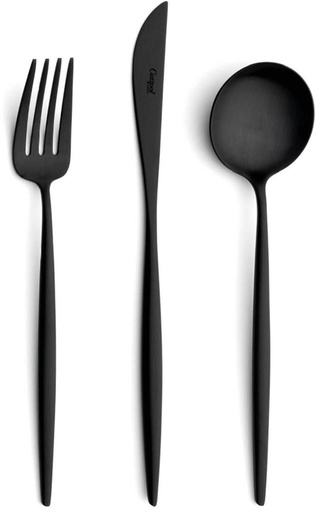 [54300] Tafelmes 21 cm Moon Black Matt 03