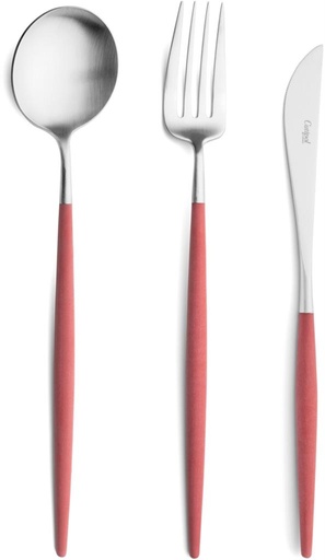[56797] Dessertlepel 18 cm Goa Red RVS Matt Cutipol 08