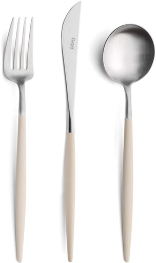 [57580] Tafelmes 23.1 cm Goa Ivory RVS Matt Cutipol 03