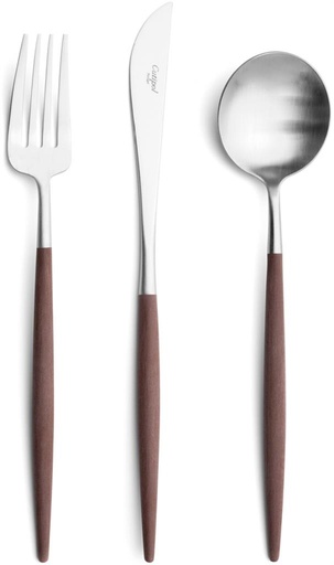 [57581] Tafelvork 21.6 cm Goa Brown RVS Matt Cutipol 04