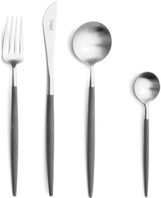 [57591] Dessertmes 20 cm Goa Grey RVS Matt Cutipol 06