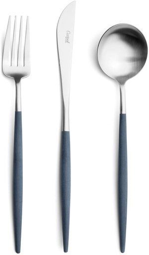 [57593] Tafellepel 21 cm Goa Blue RVS Matt Cutipol 05