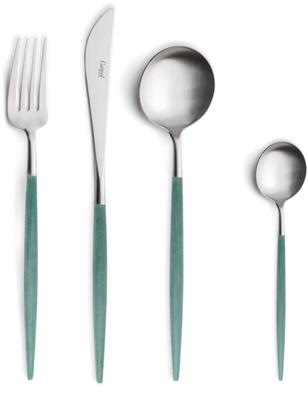 [57599] Espressolepel 10.5 cm Goa Green RVS Matt Cutipol 12