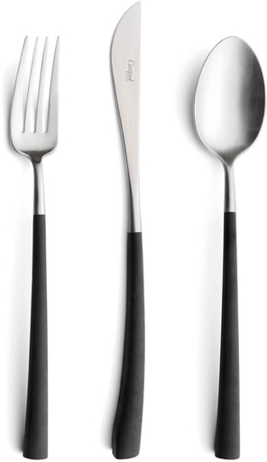 [57609] Tafellepel 22 cm Noor Black RVS Matt Cutipol 05
