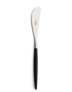 [9570] Botermes 17.5 cm Goa Black RVS Matt Cutipol 25