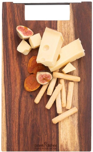 [55443] Serveerplank rechthoek 39.0cm Pure Rose Wood