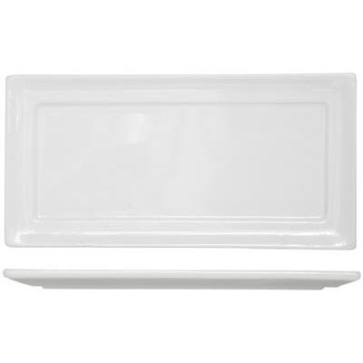 [0667] Bord rh 36.5x18.0cm wit C&T