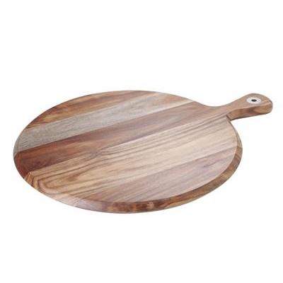 [1941] Pizzaplank rd 30.0cm acacia hout C&T