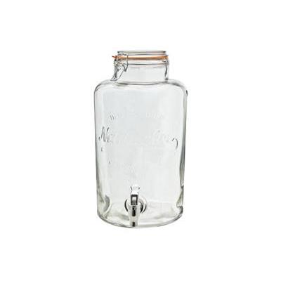 [6411] Sapdispenser 8.5l glas met kraan C&T