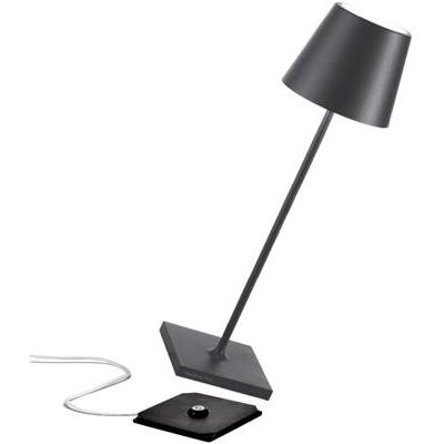 [58238] Set van 6 Tafellamp Led 38.0 cm Poldina Black