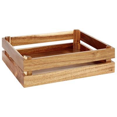 [0341] Brood krat 1/2gn (H)8.5cm Superbox hout bruin