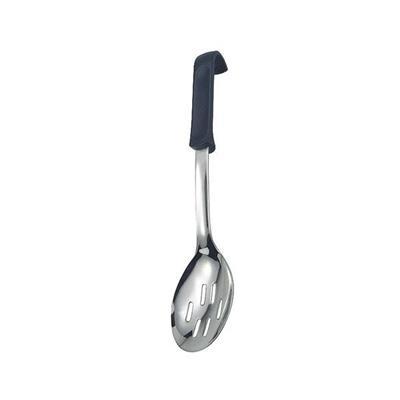 [0459] Serveerlepel geperforeerd 34.0cm pp stop rvs