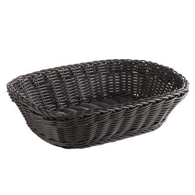 [0686] Broodmand rechthoek 26.5x19.0cm(H)7.0cm zwart