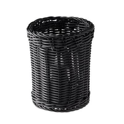 [0701] Bestekhouder polyprop. zwart 12.0cm (H) 15.0c