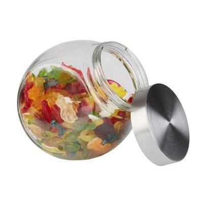 [0705] Voorraadpot glas 1.0l 12.5x(H)18.0cm