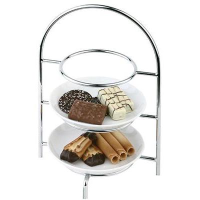 [0753] Etagere 3-laags 29.0x19.5x(H)43.cm ring 18.0cm