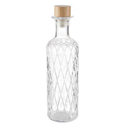 [52666] Karaf met dop 80.0cl diamond helder