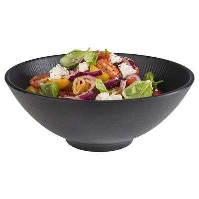 [52712] Schaal 24.0cm melamine nero zwart