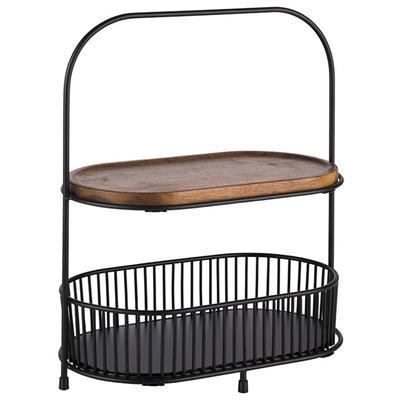 [53393] Etagere 2-laags 17.0x31.0cm 5-delig aps