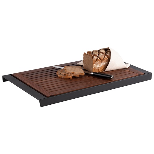 [55836] Dienblad/houder voor snijplank 67.0x38.0cm metaal