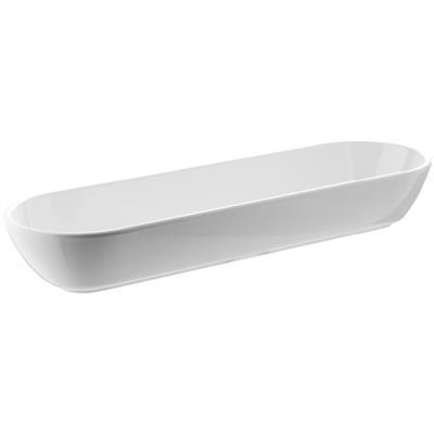 [58455] Schaal ov 51.0x15.0cm Pure melamine aps wit