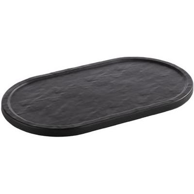 [59135] Bord ov 28.0x15.5cm melamine slate